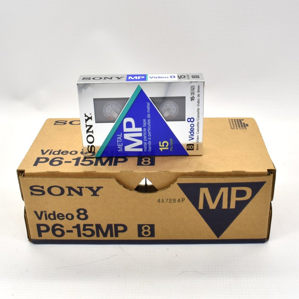 Sony Video 8mm MP P6-15MP Metal Case of 10 Sealed